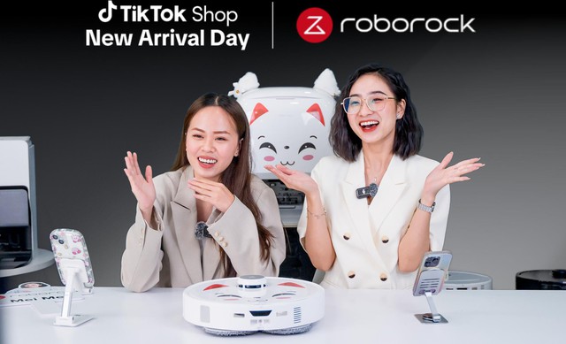 Roborock bùng nổ doanh số trong chiến dịch mở bán sản phẩm Qrevo Curv trên TikTok Shop - Ảnh 4. Roborock bùng nổ doanh số trong chiến dịch mở bán sản phẩm Qrevo Curv trên TikTok Shop - Ảnh 4.