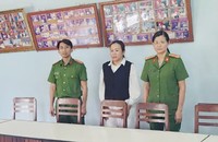 Lê Thị Thanh Nghĩa bị Cơ quan CSĐT khởi tố về tội Tham ô tài sản. (Ảnh: Công an tỉnh Gia Lai)