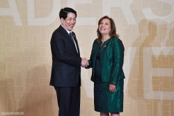 Toàn cảnh lễ đón Lãnh đạo các nền kinh tế APEC 2024 dự Hội nghị cấp cao