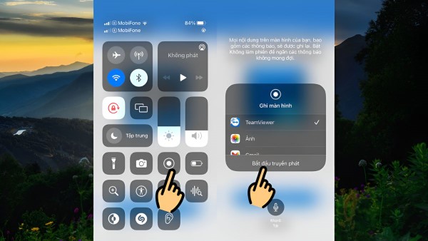 Nhập thông tin ID và mật khẩu trên thiết bị.