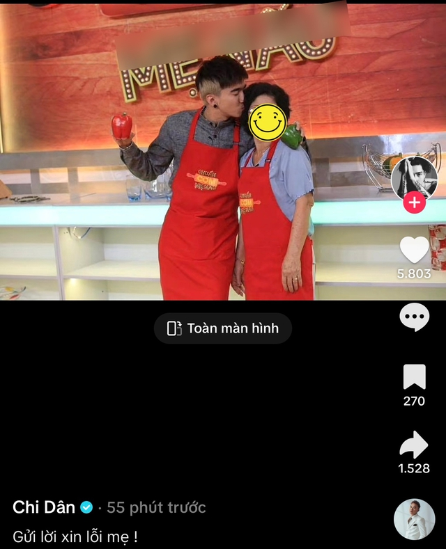 Tài khoản TikTok của Chi Dân bất ngờ có động thái mới