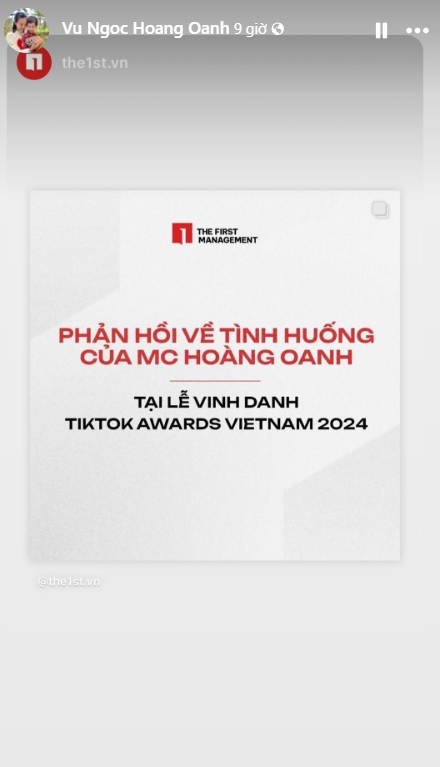 Căng: Công ty quản lý Hoàng Oanh tung toàn bộ kịch bản dẫn dắt TikTok Awards Vietnam 2024, tên người chiến thắng lộ rõ- Ảnh 4. Căng: Công ty quản lý Hoàng Oanh tung toàn bộ kịch bản dẫn dắt TikTok Awards Vietnam 2024, tên người chiến thắng lộ rõ- Ảnh 4.