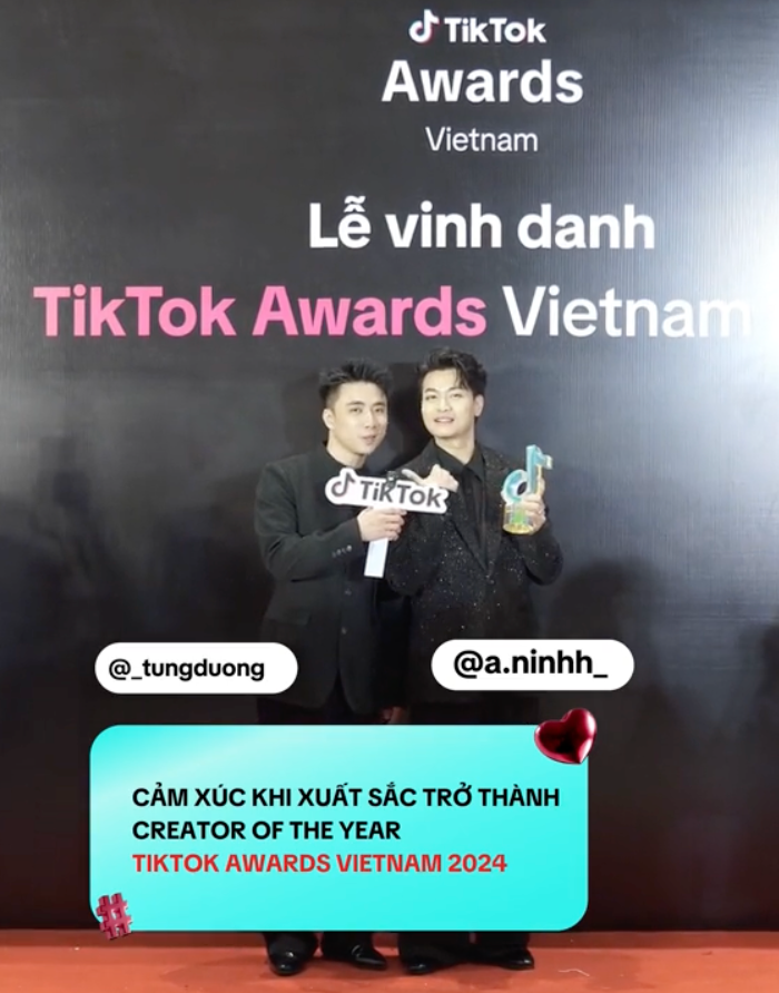 Ninh Anh Bùi – Từ nhân viên văn phòng đến biểu tượng sáng tạo tại TikTok Awards Việt Nam 2024