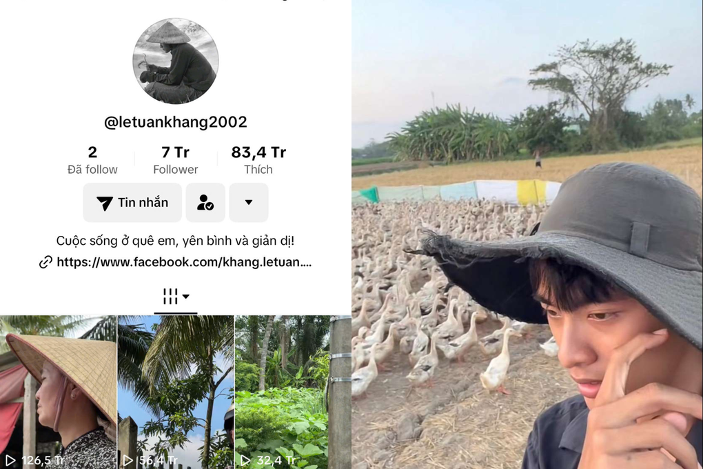 Chàng chăn vịt Lê Tuấn Khang là ai mà hút 100 triệu lượt xem sau 15 tiếng? - 2 Chàng chăn vịt Lê Tuấn Khang là ai mà hút 100 triệu lượt xem sau 15 tiếng? - 2