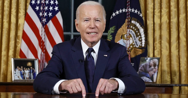 ngày 24/4, Tổng thống Joe Biden đã thông qua dự luật cấm Tiktok ở Mỹ, yêu cầu chủ sở hữu là công ty công nghệ ByteDance của Trung Quốc – ByteDance có 270 ngày để bán Tiktok. Ảnh: Theo Reuters.
