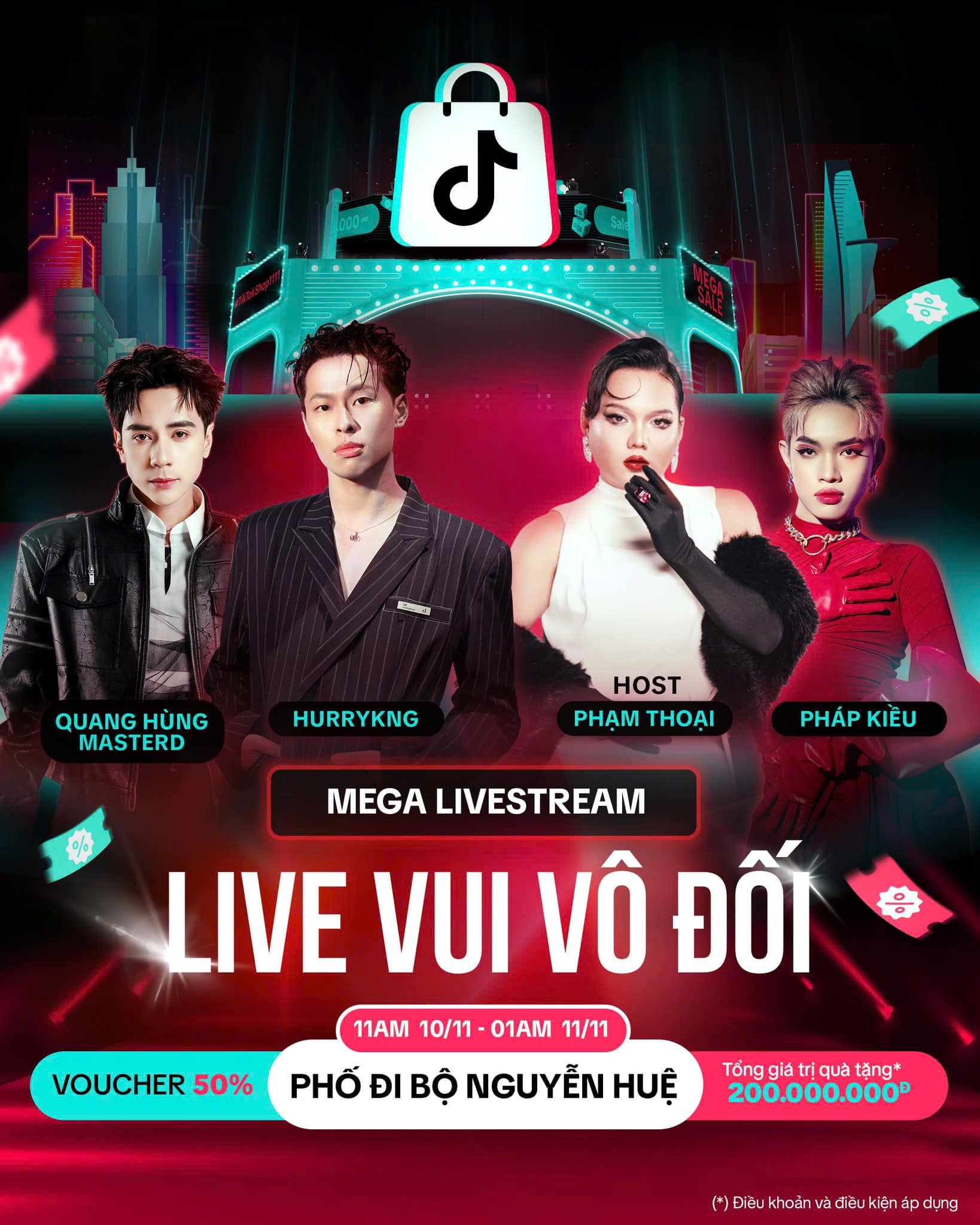 Siêu LIVE mua sắm vui vô đối từ TikTok Shop đổ bộ Phố đi bộ Nguyễn Huệ- Ảnh 1. Siêu LIVE mua sắm vui vô đối từ TikTok Shop đổ bộ Phố đi bộ Nguyễn Huệ- Ảnh 1.