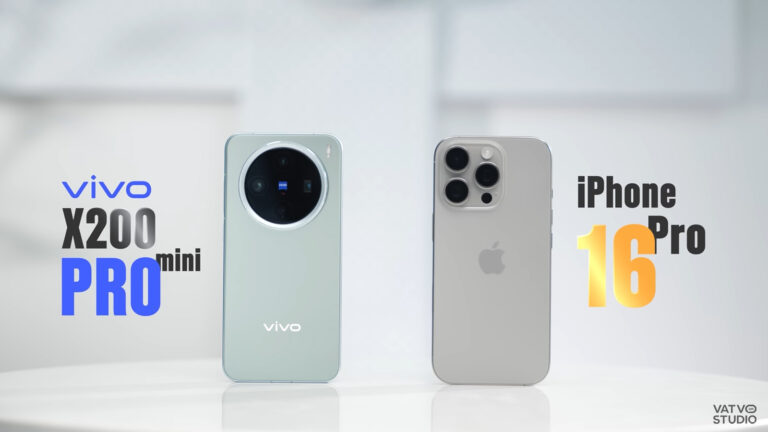 So sánh vivo X200 Pro mini và iPhone 16 Pro