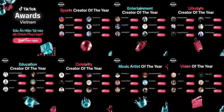 TikTok Awards Việt Nam 2024: Lộ diện những cái tên tiềm năng dẫn đầu hạng mục | bởi Hoàng Nguyên Hương