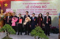 Công bố Nghị quyết của UBTV Quốc hội về thành lập thị trấn Cát Khánh