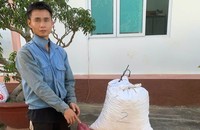 Lưu Xuân Kiên trộm cà phê của người dân ở Lâm Đồng.