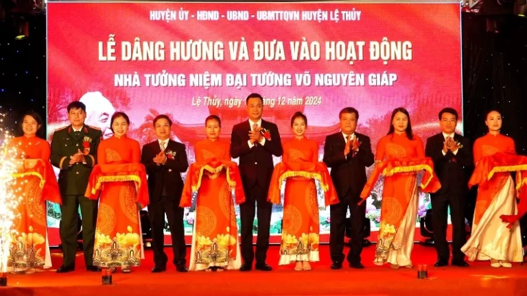 Quảng Bình khánh thành Nhà tưởng niệm Đại tướng Võ Nguyên Giáp