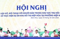 Người dân bị thu hồi đất để xây dựng Khu đô thị Hiệp Hòa (Đồng Nai) sẽ được tái định cư tại chỗ 