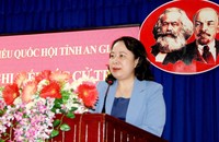 Phó Chủ tịch nước Võ Thị Ánh Xuân tiếp xúc cử tri tại An Giang.