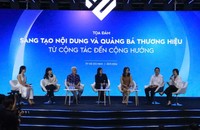 Một buổi Toạ đàm trong Ngày hội Vietnam iContent 2024.