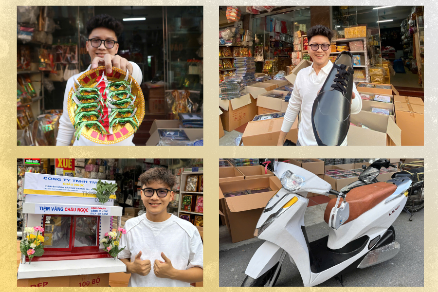 Cuối năm ghé về thủ phủ vàng mã lớn nhất miền Bắc gặp Quang Vàng Mã - 9x thổi làn gió mới vào sản phẩm tâm linh ‘hút triệu view’ trên TikTok - ảnh 8