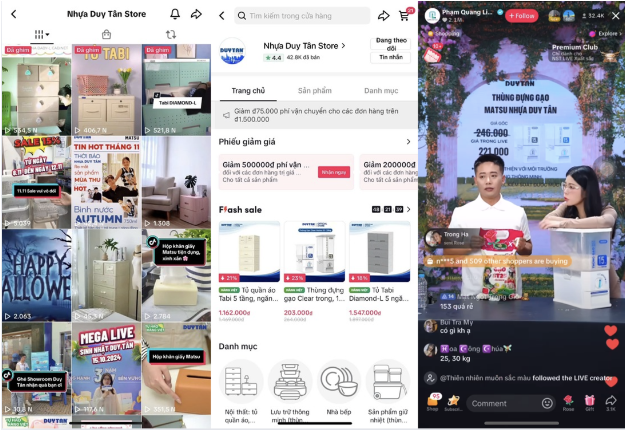 Bí quyết của "ông lớn" ngành nhựa Duy Tân khi kinh doanh trên TikTok Shop- Ảnh 1.