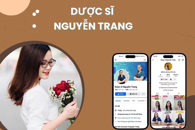 Dược sĩ Nguyễn Trang - Hành trình xây kênh TikTok uy tín về sức khỏe Duoc si Nguyen Trang - Hanh trinh xay kenh TikTok uy tin ve suc khoe