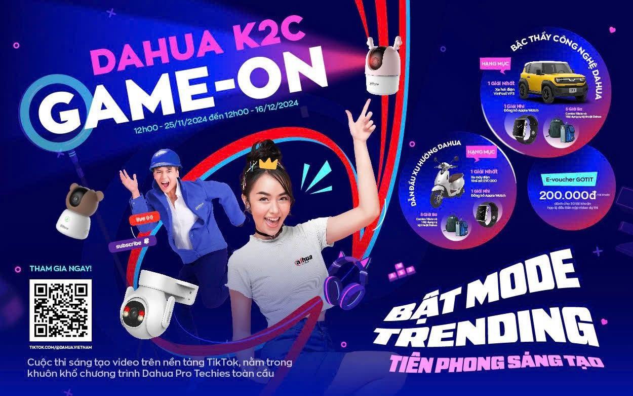 Sáng tạo nội dung nhận VinFast VF 3: Khoe ngay khoảnh khắc ấn tượng cùng Dahua trên TikTok!- Ảnh 1. Sáng tạo nội dung nhận VinFast VF 3: Khoe ngay khoảnh khắc ấn tượng cùng Dahua trên TikTok!- Ảnh 1.