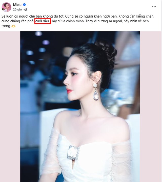 Midu gây tranh cãi vì mắc 1 lỗi khó tin, netizen tràn vào nhắc nhở- Ảnh 1. Midu gây tranh cãi vì mắc 1 lỗi khó tin, netizen tràn vào nhắc nhở- Ảnh 1.