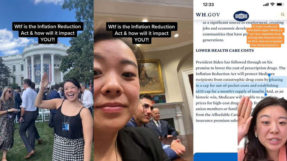 'Nữ hoàng phố Wall' có 2,6 triệu người theo dõi trên TikTok, được Nhà Trắng mời bình luận chính sách mới - ảnh 4