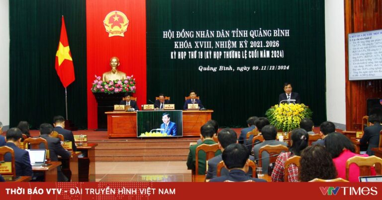 HĐND tỉnh Quảng Bình khai mạc kỳ họp thường lệ cuối năm 2024