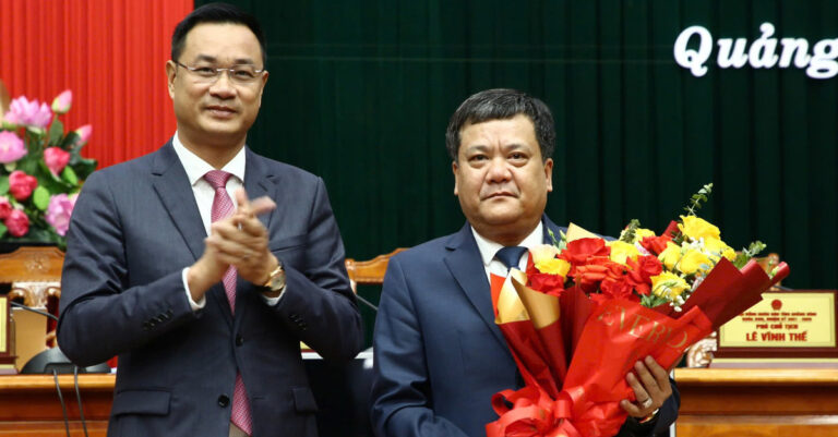 Nguyên bí thư Thành ủy Đồng Hới được bầu làm chủ tịch UBND tỉnh Quảng Bình