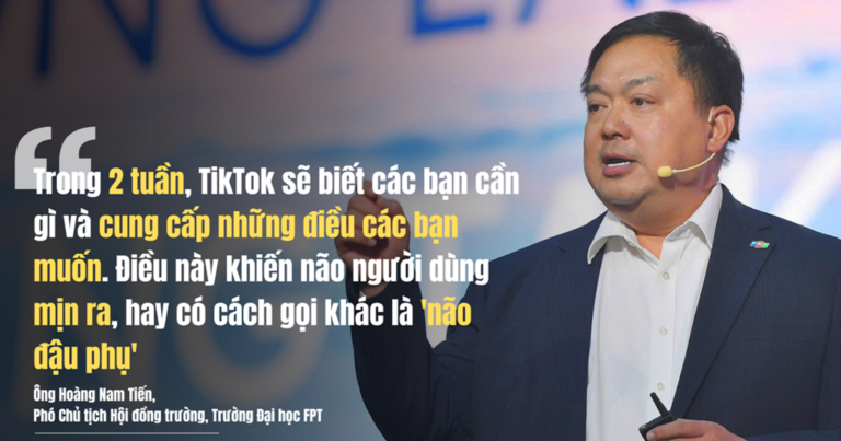 TikTok sẽ khiến não người dùng mịn ra, hay có cách gọi khác là ‘não đậu phụ’