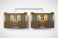 Nhiều bản sao của chip Flamingo lượng tử của IBM có thể được kết nối với nhau (Ảnh: IBM)