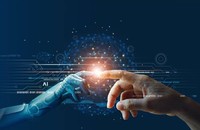 Con người và AI không nhất thiết là đối thủ, mà có thể hợp tác để tạo ra giá trị lớn hơn. (Ảnh: AI)