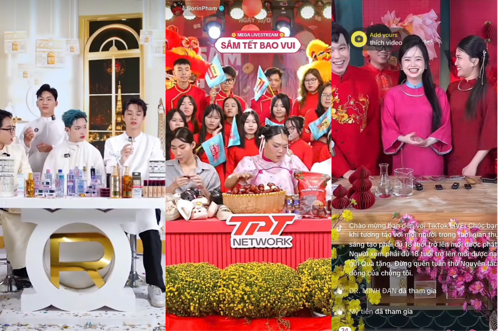Các phiên livestream trong chiến dịch TikTok Shop và hàng ngàn nhà bán hàng kết năm rộn rã bội thu