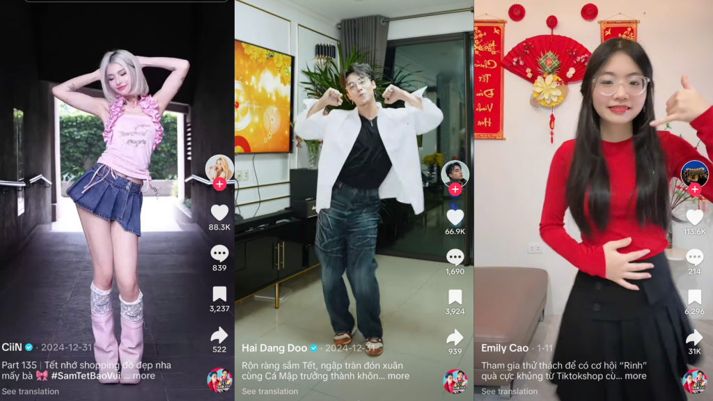 Hashtag #SamTetBaoVui cũng đã tạo nên làn sóng hưởng ứng mạnh mẽ tại TikTok Hashtag #SamTetBaoVui cũng đã tạo nên làn sóng hưởng ứng mạnh mẽ tại TikTok