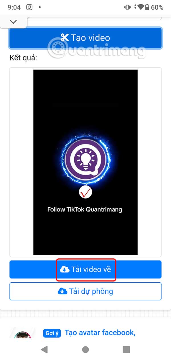 Tải video outro TikTok