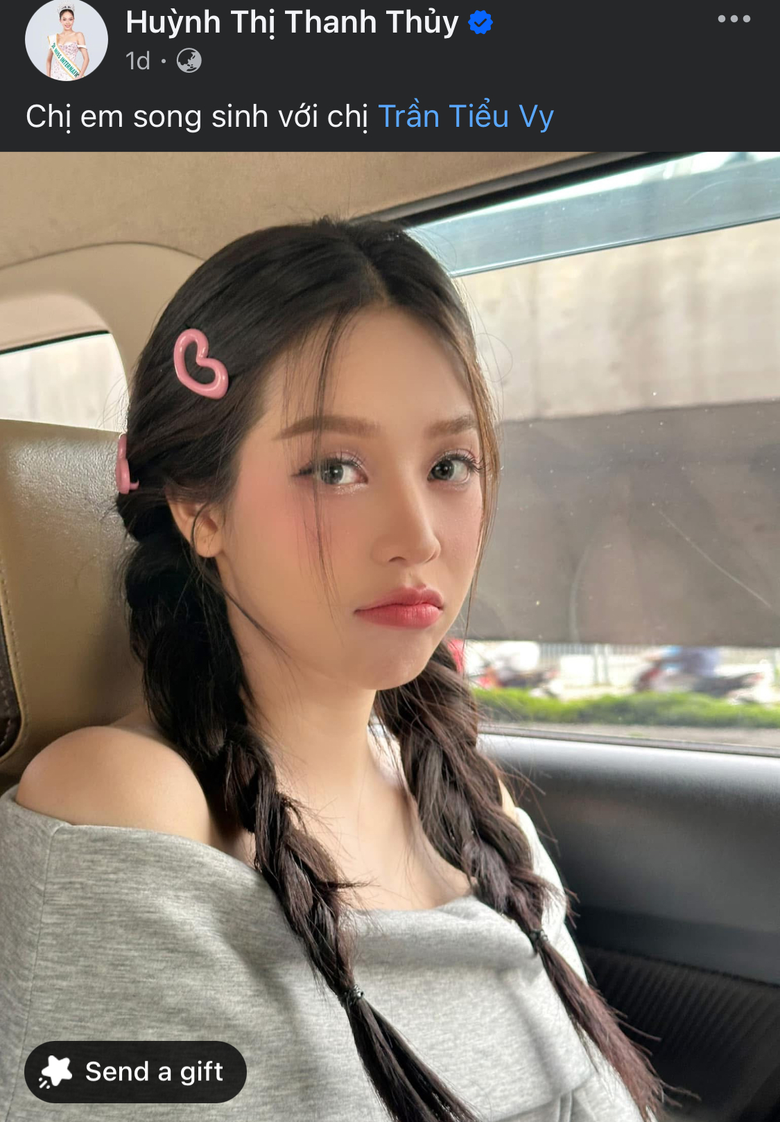 Tình tin đồn của SOOBIN tự nhận đẹp ngang ngửa Hoa hậu Tiểu Vy, netizen ồ ạt gật đầu- Ảnh 1. Tình tin đồn của SOOBIN tự nhận đẹp ngang ngửa Hoa hậu Tiểu Vy, netizen ồ ạt gật đầu- Ảnh 1.