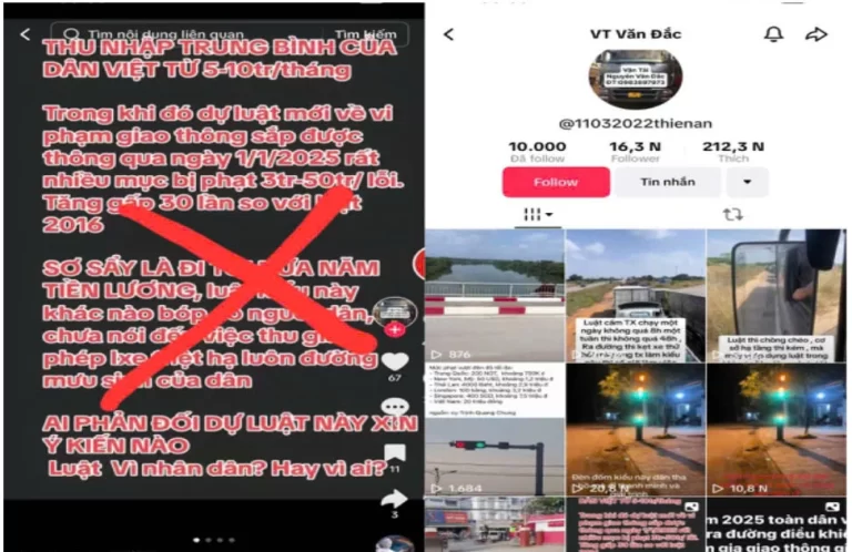 Xử phạt 1 chủ tài khoản TikTok đăng thông tin bịa đặt về Nghị định 168