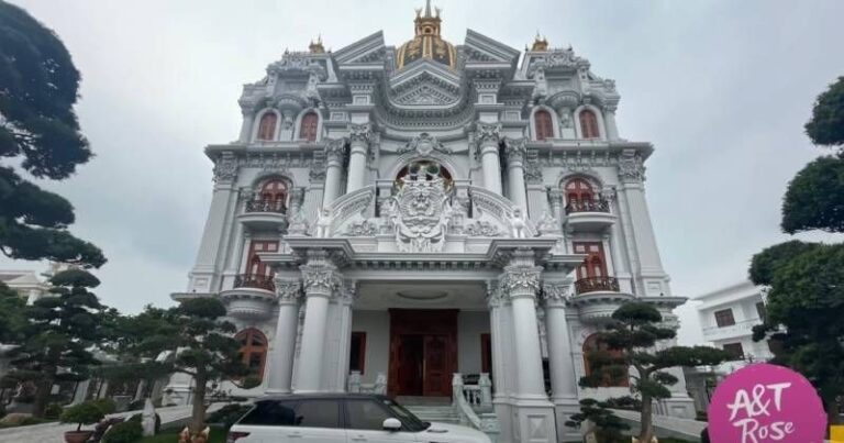 Tòa lâu đài Hải Dương gây sốt, netizen nói ‘Vua chúa chỉ đến thế’