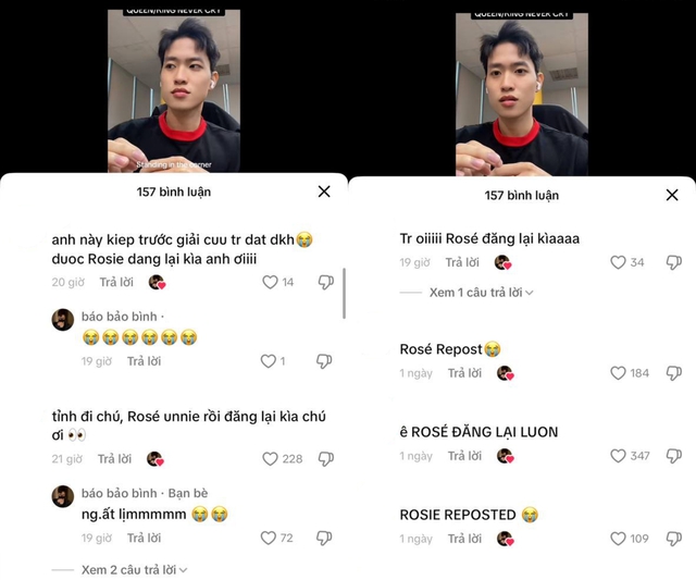 Chàng trai Việt bất ngờ xuất hiện trên kênh TikTok hơn 50 triệu followers của Rosé (BLACKPINK)- Ảnh 3.