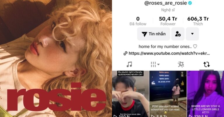 Chàng trai Việt bất ngờ xuất hiện trên kênh TikTok hơn 50 triệu followers của Rosé (BLACKPINK)