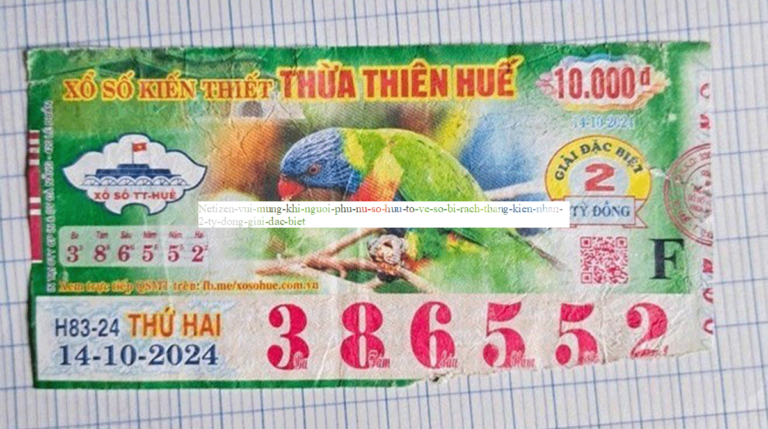 Netizen vui mừng khi người phụ nữ sở hữu tờ vé số bị rách thắng kiện, nhận 2 tỷ đồng giải đặc biệt