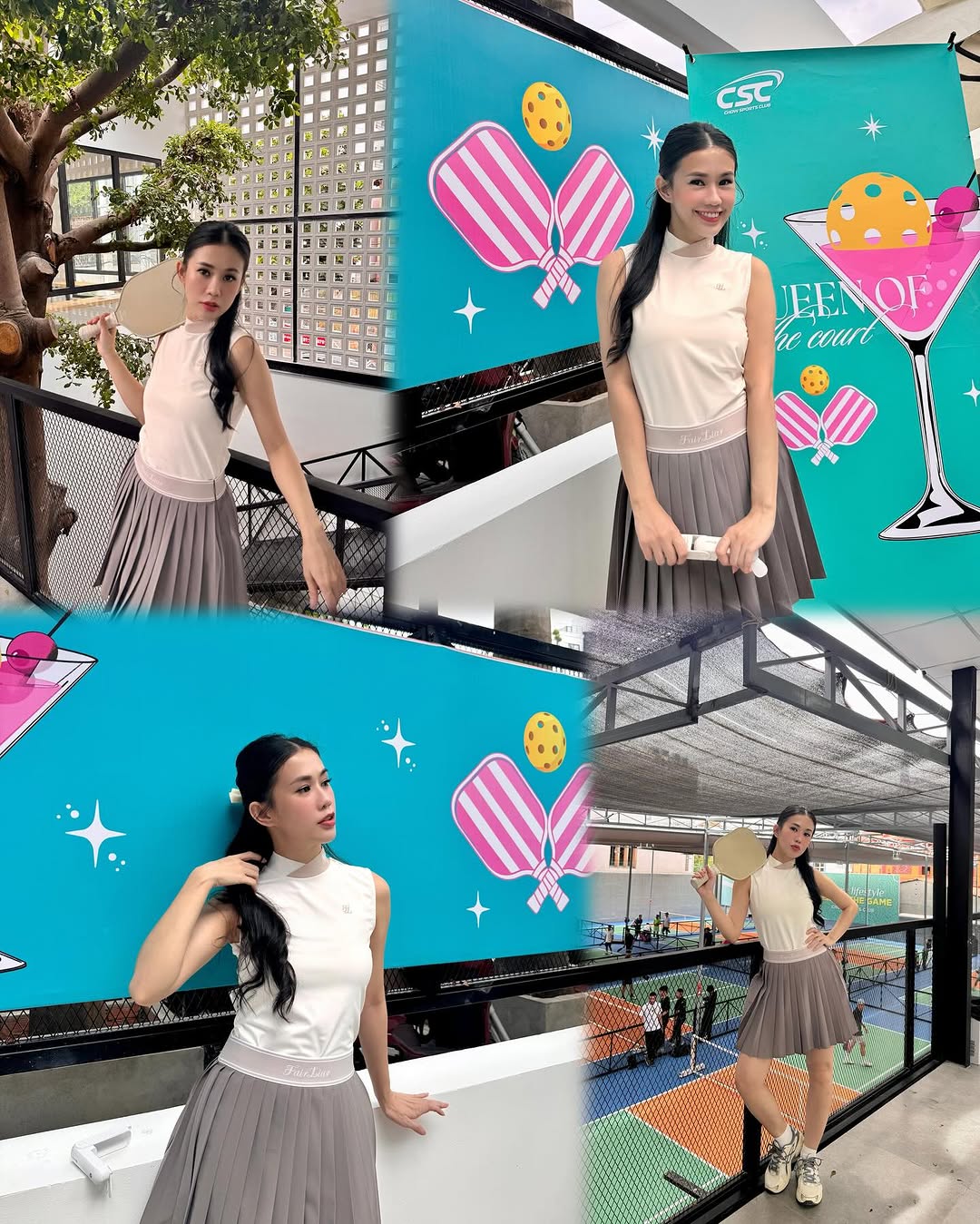 Ngọc Thảo mê pickleball, vóc dáng trên sân thế nào mà netizen khen “đỉnh của chóp”- Ảnh 1. Ngọc Thảo mê pickleball, vóc dáng trên sân thế nào mà netizen khen “đỉnh của chóp”- Ảnh 1.