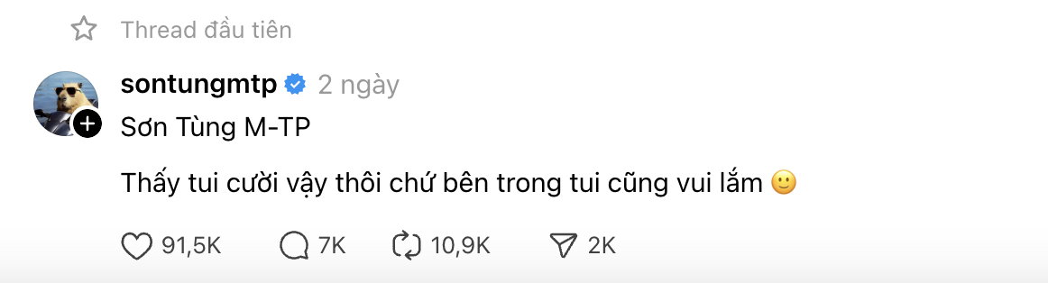 Sơn Tùng có động thái khi đoàn diễu binh hát nhạc của mình, nhưng netizen mong chính chủ có mặt diễu hành luôn thì xịn!- Ảnh 4. Sơn Tùng có động thái khi đoàn diễu binh hát nhạc của mình, nhưng netizen mong chính chủ có mặt diễu hành luôn thì xịn!- Ảnh 4.