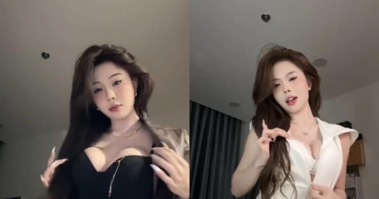 TikToker Hà Môi đu trend ‘lúc đóng lúc mở’ khiến netizen chú ý