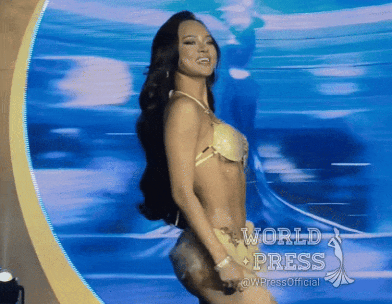 Mai Ngô diễn bikini cực bốc tại Miss Charm, netizen đòi ‘ụp’ ngay vương miện