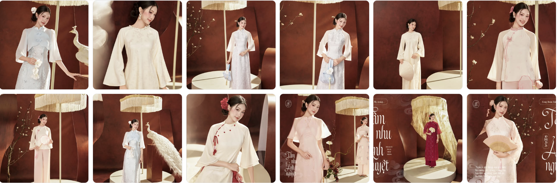 Doãn Hải My chụp tới 25 bộ áo dài tết, xinh đẹp nết na nhưng vẫn bị netizen chê "một màu" vì một lý do - Ảnh 5.