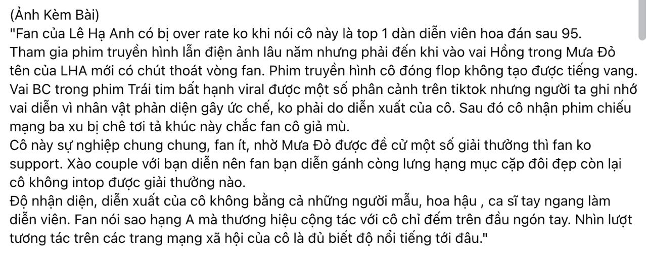 Mỹ nhân Mưa Đỏ chưa bao giờ bị chê bai nặng lời đến thế: Netizen thấy mà bất bình, chuyện gì đây?